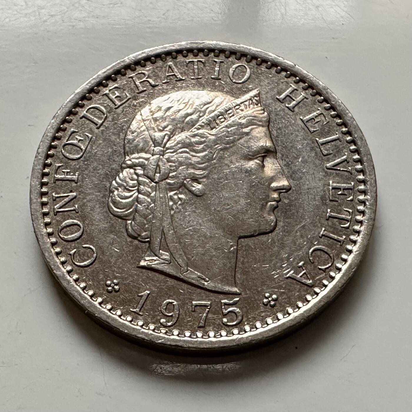 🌹外币初藏🌹🐯2026年第1场  每周二四六晚8️⃣点 接代拍 瑞士1975年20分