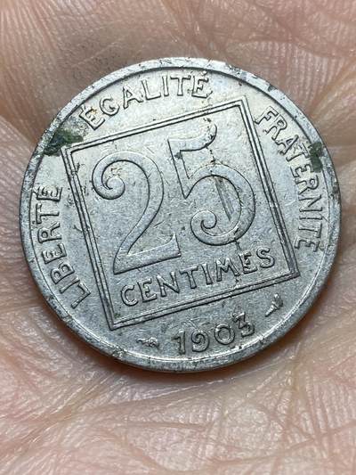 2026年第二场(总第一百七十一场）外国好品散币场(免佣金) - 法兰西第三共和国1903单年份25生丁