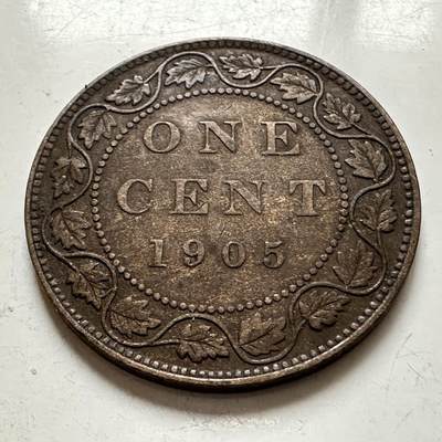 🌹外币初藏🌹🐯2026年第1场  每周二四六晚8️⃣点 接代拍 加拿大1905年一分