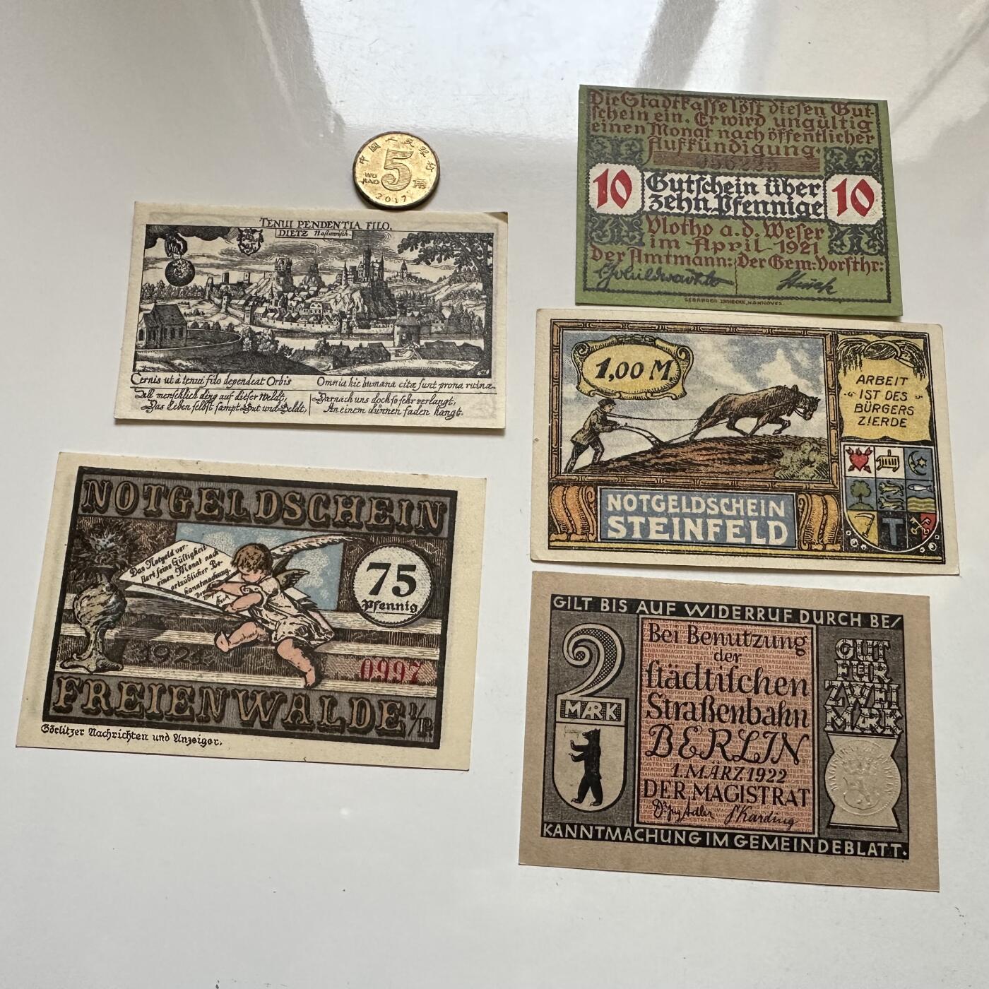 🌹外币初藏🌹🐯2026年第1场  每周二四六晚8️⃣点 接代拍 德国一战时期紧急币—11