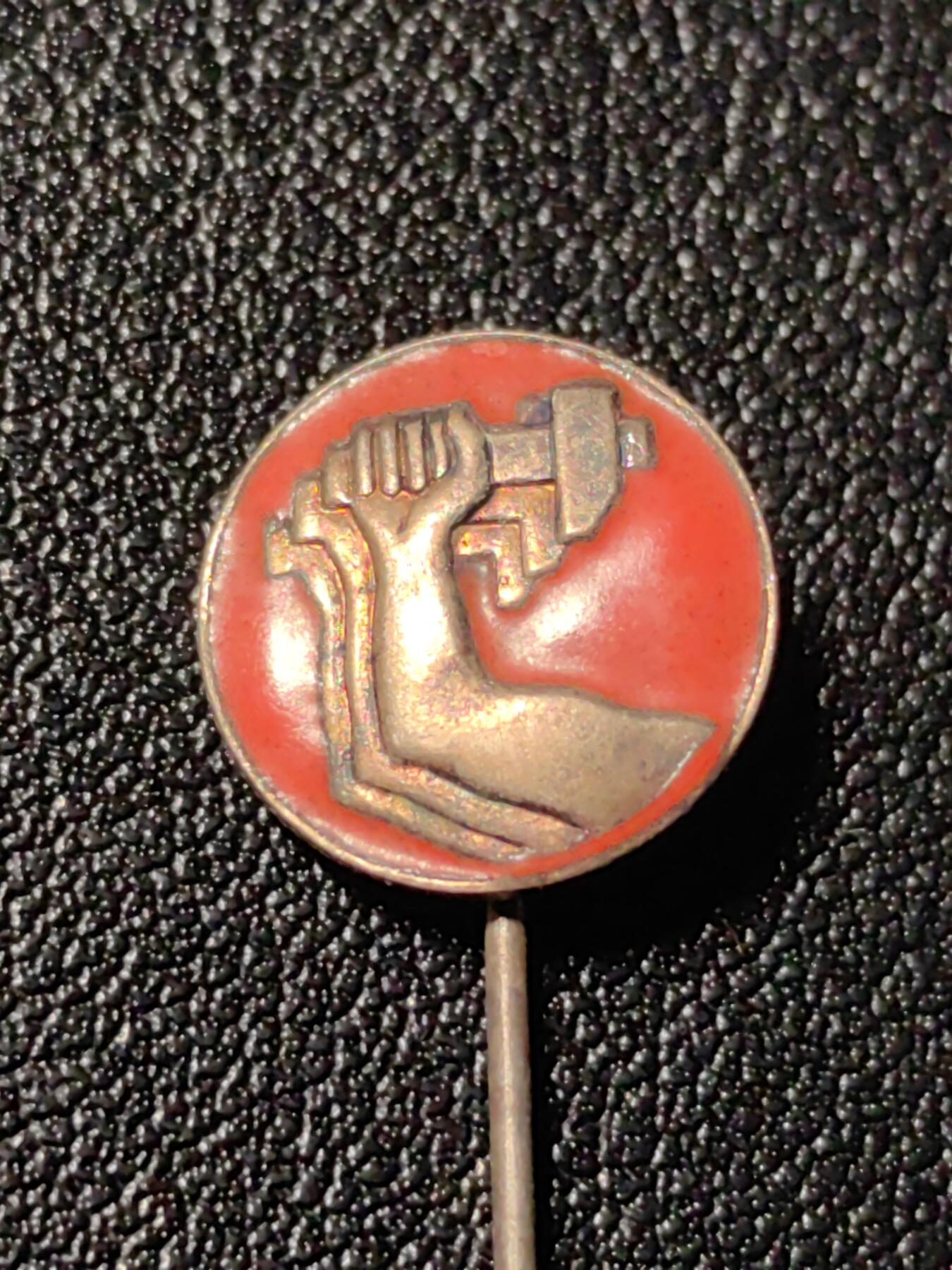 靖甫拍卖新拍第一场 不知名西欧国家左翼政党徽章 1