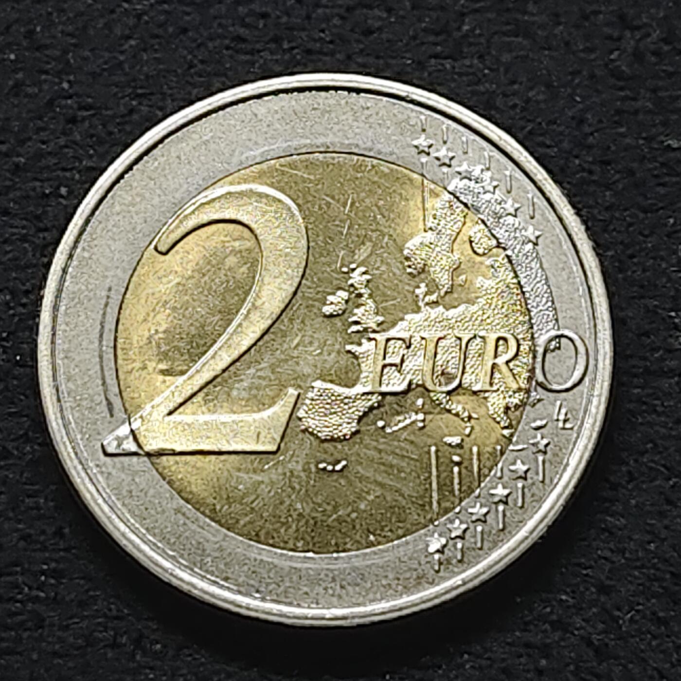 【全场包邮】纯粹捡漏拍490场（免费代拍第27场） 芬兰2007年2欧元独立90周年双色纪念币