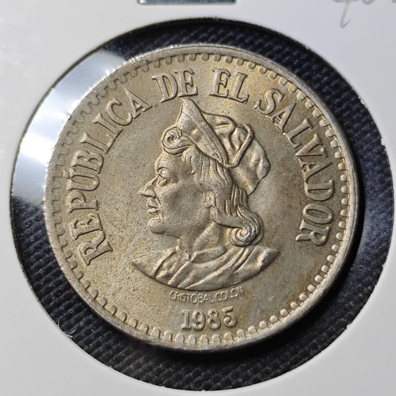 KK钱币收藏小铺 《套币 好品/批量散币专场》  2月预留时间 周末发货  1985萨尔瓦多1科朗 好品