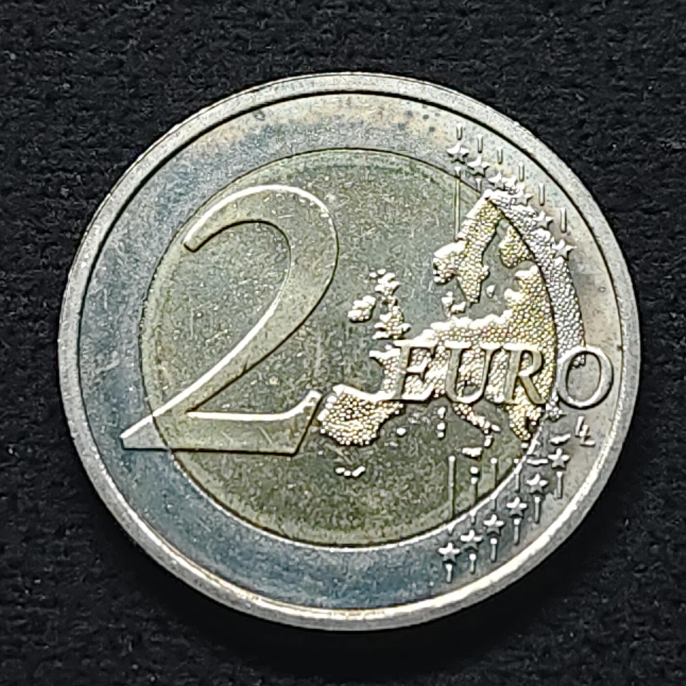 【全场包邮】纯粹捡漏拍490场（免费代拍第27场） 芬兰2014年2欧元作家托芙·扬松100周年双色纪念币