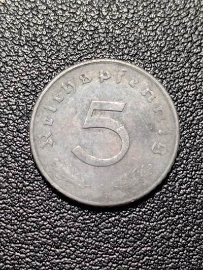 靖甫拍卖新拍第一场 - 德三5芬尼锌币1940