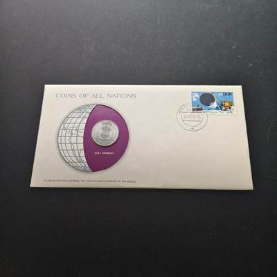 【全场包邮】纯粹捡漏拍490场（免费代拍第27场） - 【富兰克林·各国现代流通币邮币封系列】民主德国