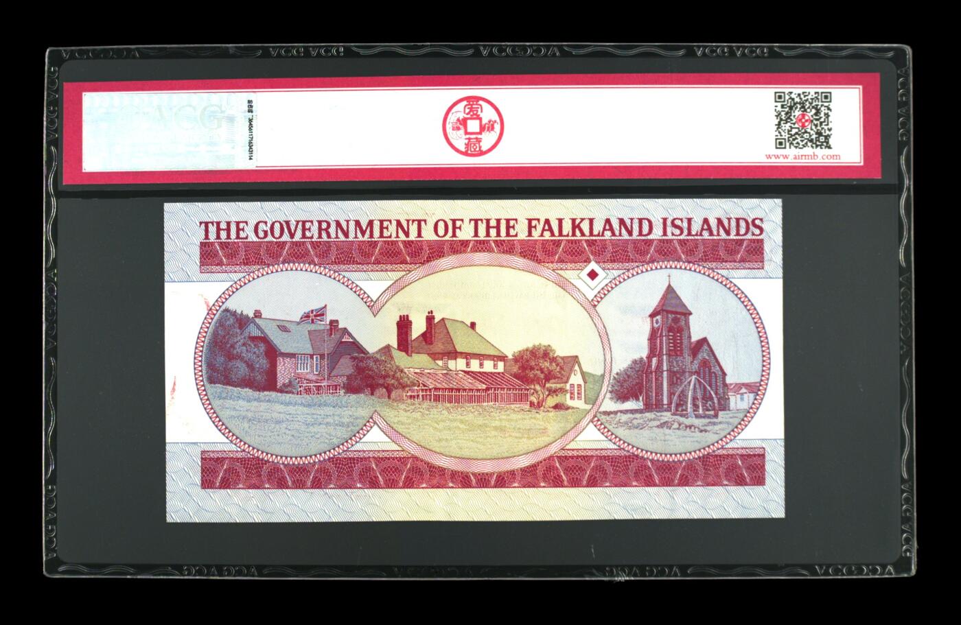 【游宝包邮场】蛇年第104期  福克兰群岛-5镑【2005年 全新UNC】