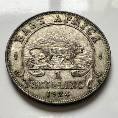 🌹外币初藏🌹🐯2026年第1场  每周二四六晚8️⃣点 接代拍 - 英属东非1924年一先令银币