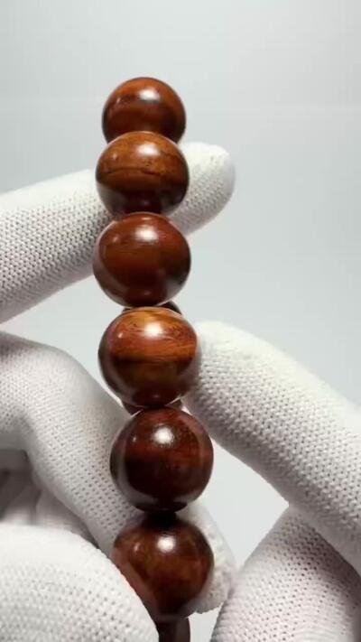 零元拍：海南黄花梨 手串 15MM