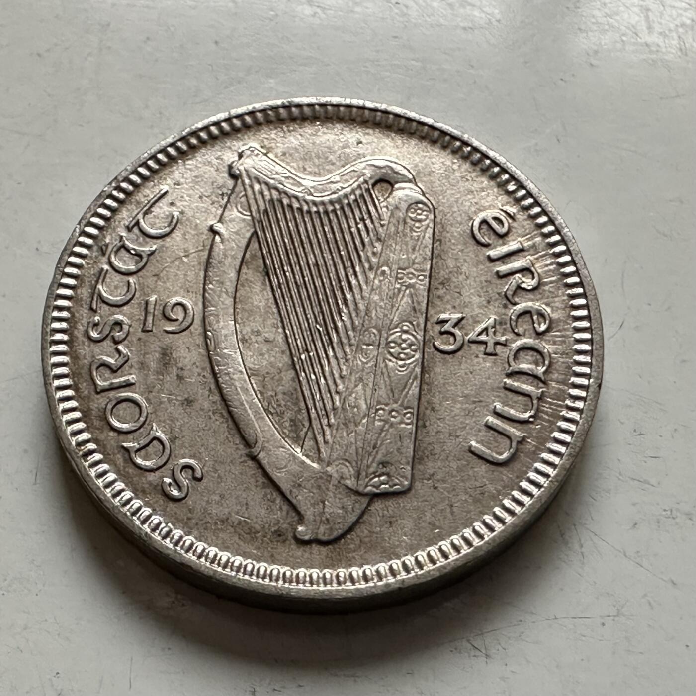 🌹外币初藏🌹🐯2026年第1场  每周二四六晚8️⃣点 接代拍 爱尔兰1934年3便士