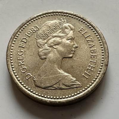 🌹外币初藏🌹🐯2026年第1场  每周二四六晚8️⃣点 接代拍 英国1983年一英镑 全新