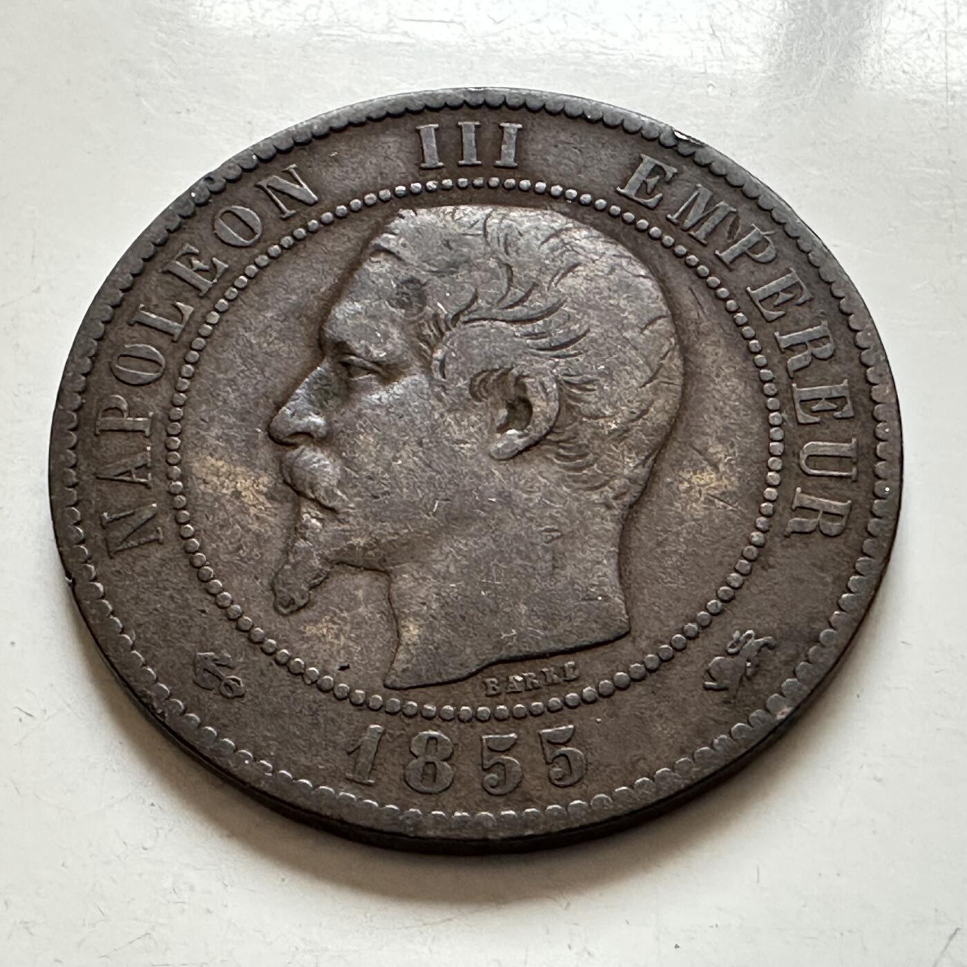 🌹外币初藏🌹🐯2026年第1场  每周二四六晚8️⃣点 接代拍 法国1855年10分