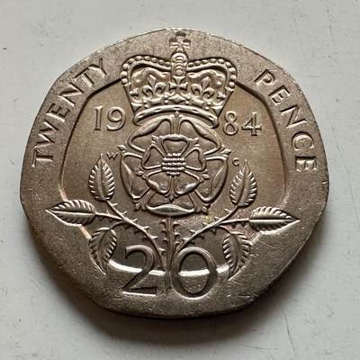 🌹外币初藏🌹🐯2026年第1场  每周二四六晚8️⃣点 接代拍 - 英国1984年20便士 全新