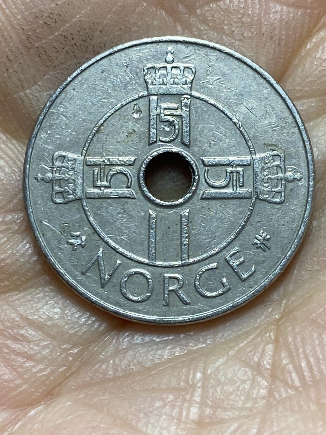 2026年第二场(总第一百七十一场）外国好品散币场(免佣金) 挪威🇳🇴1998年1克朗(哈拉尔五世时期)