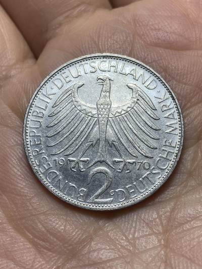 2026年第二场(总第一百七十一场）外国好品散币场(免佣金) - 德国🇩🇪1970年2德国马克(G标，卡尔斯鲁厄造)
