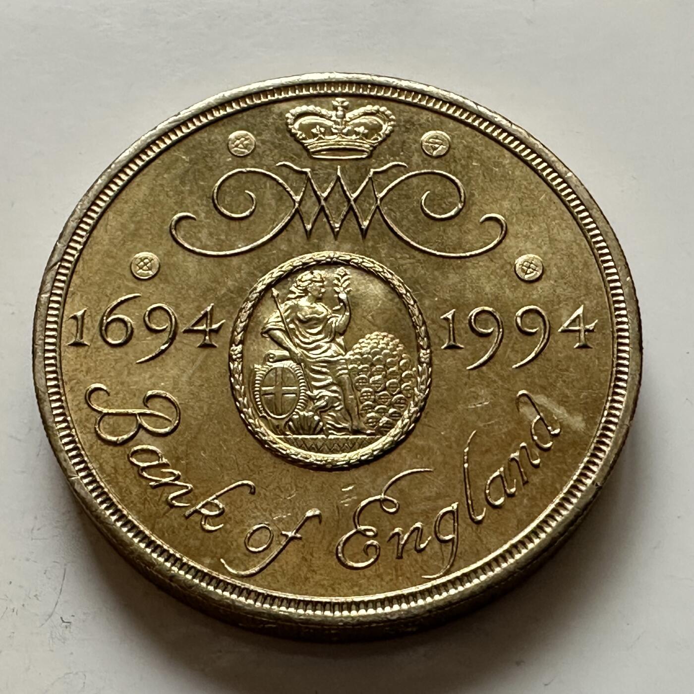 🌹外币初藏🌹🐯2026年第1场  每周二四六晚8️⃣点 接代拍 英国1994年2英镑纪念币