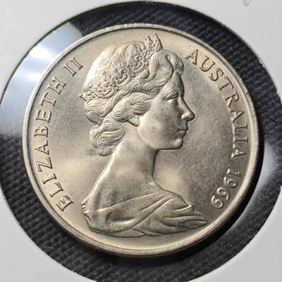 KK钱币收藏小铺 《套币 好品/批量散币专场》  2月预留时间 周末发货 -  1969澳大利亚20分 好品