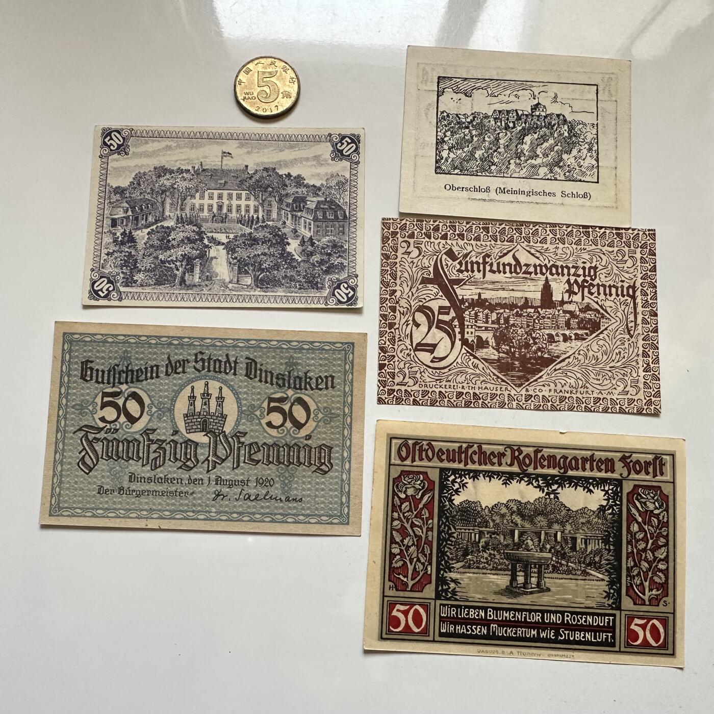 🌹外币初藏🌹🐯2026年第1场  每周二四六晚8️⃣点 接代拍 德国一战时期紧急币—10