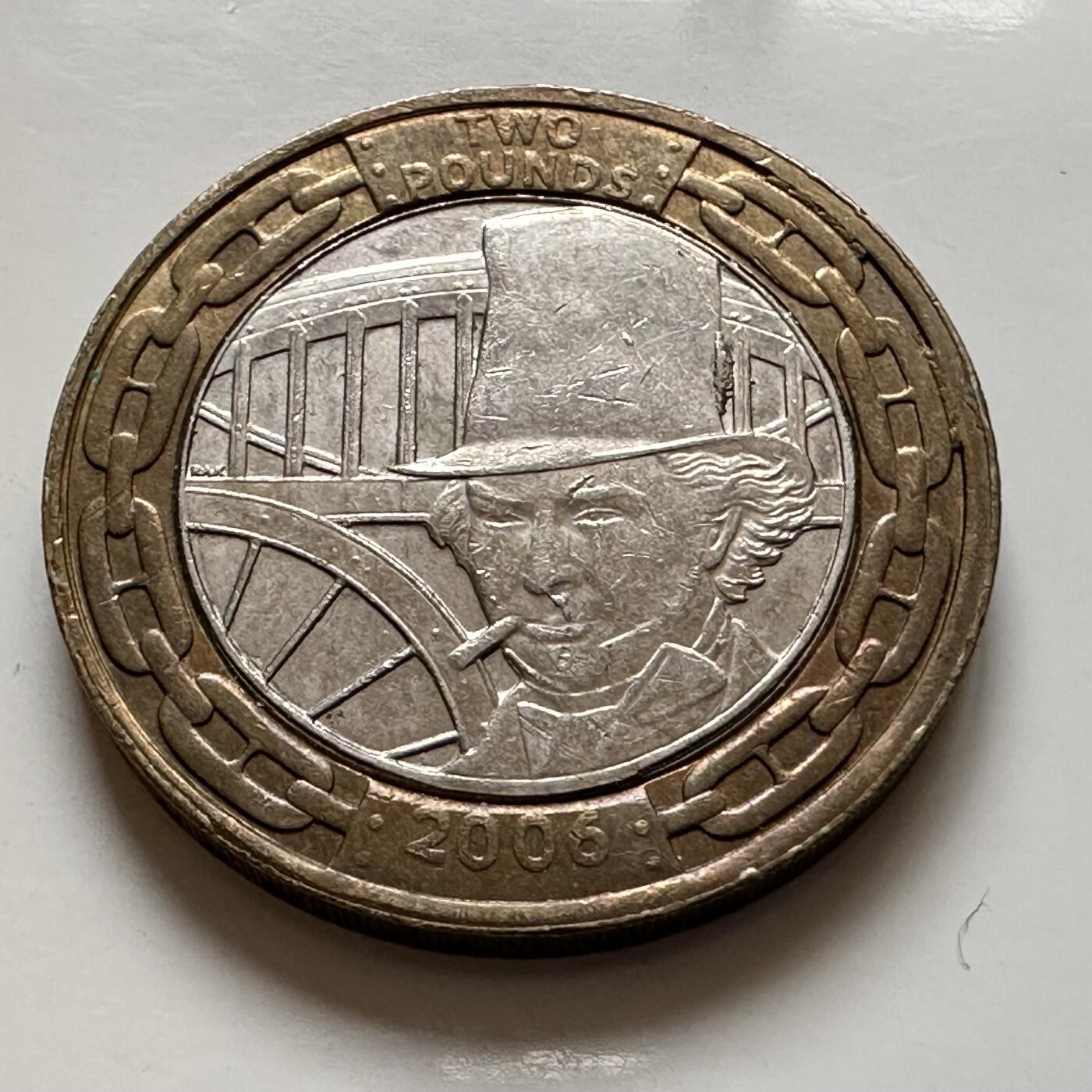 🌹外币初藏🌹🐯2026年第1场  每周二四六晚8️⃣点 接代拍 英国2006年2英镑纪念币