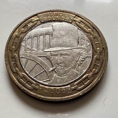 🌹外币初藏🌹🐯2026年第1场  每周二四六晚8️⃣点 接代拍 - 英国2006年2英镑纪念币