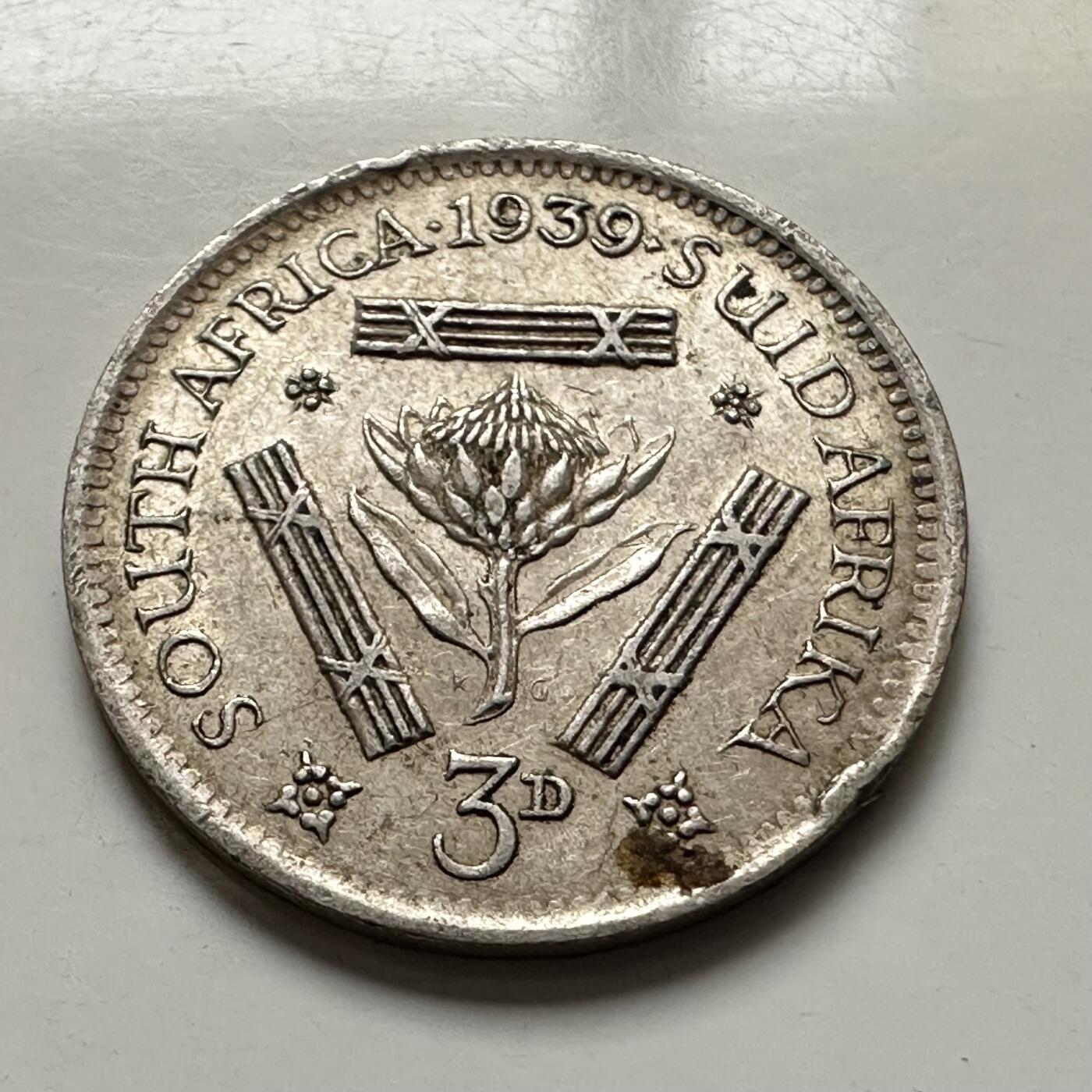 🌹外币初藏🌹🐯2026年第1场  每周二四六晚8️⃣点 接代拍 英属南非1939年三便士银币