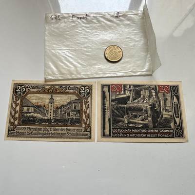 🌹外币初藏🌹🐯2026年第1场  每周二四六晚8️⃣点 接代拍 德国一战时期紧急币—2