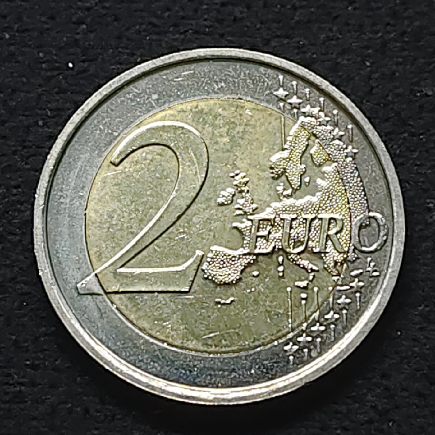 【全场包邮】纯粹捡漏拍490场（免费代拍第27场） 比利时2014年2欧元第一次世界大战100周年双色纪念币