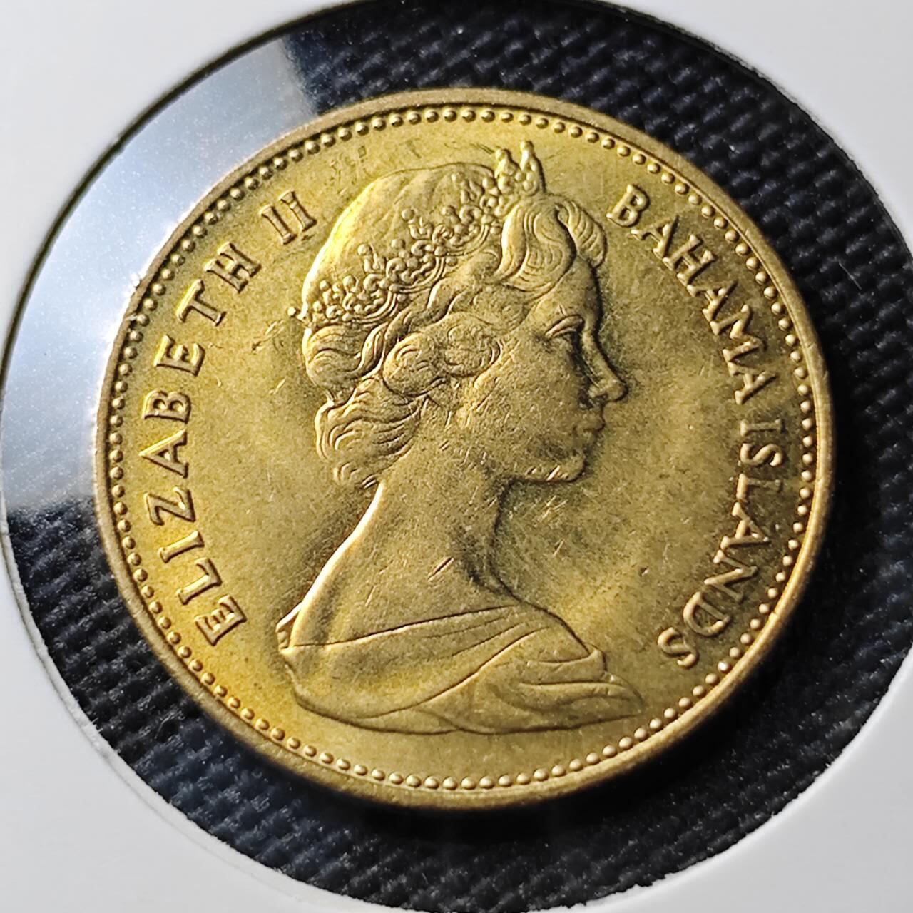 KK钱币收藏小铺 《套币 好品/批量散币专场》  2月预留时间 周末发货  1969巴哈马1分铜币 好品