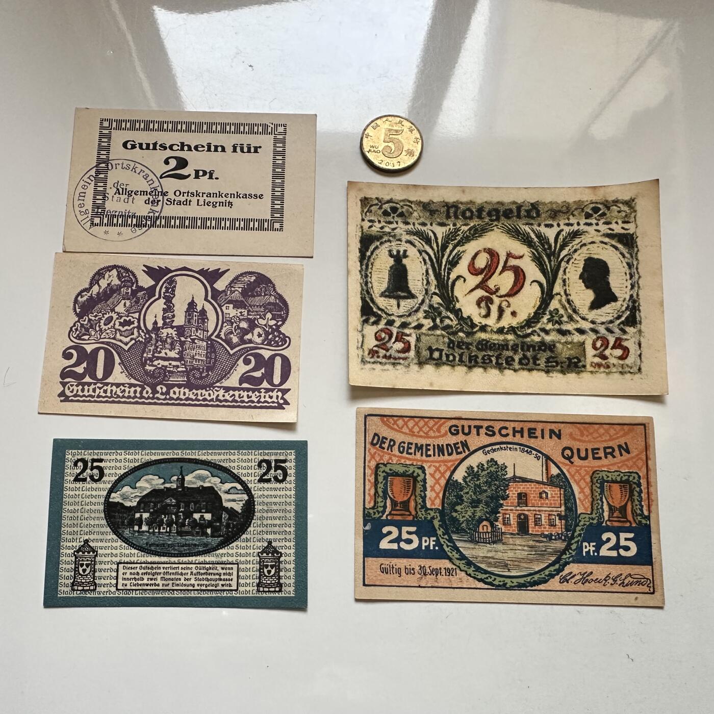 🌹外币初藏🌹🐯2026年第1场  每周二四六晚8️⃣点 接代拍 德国一战时期紧急币—20