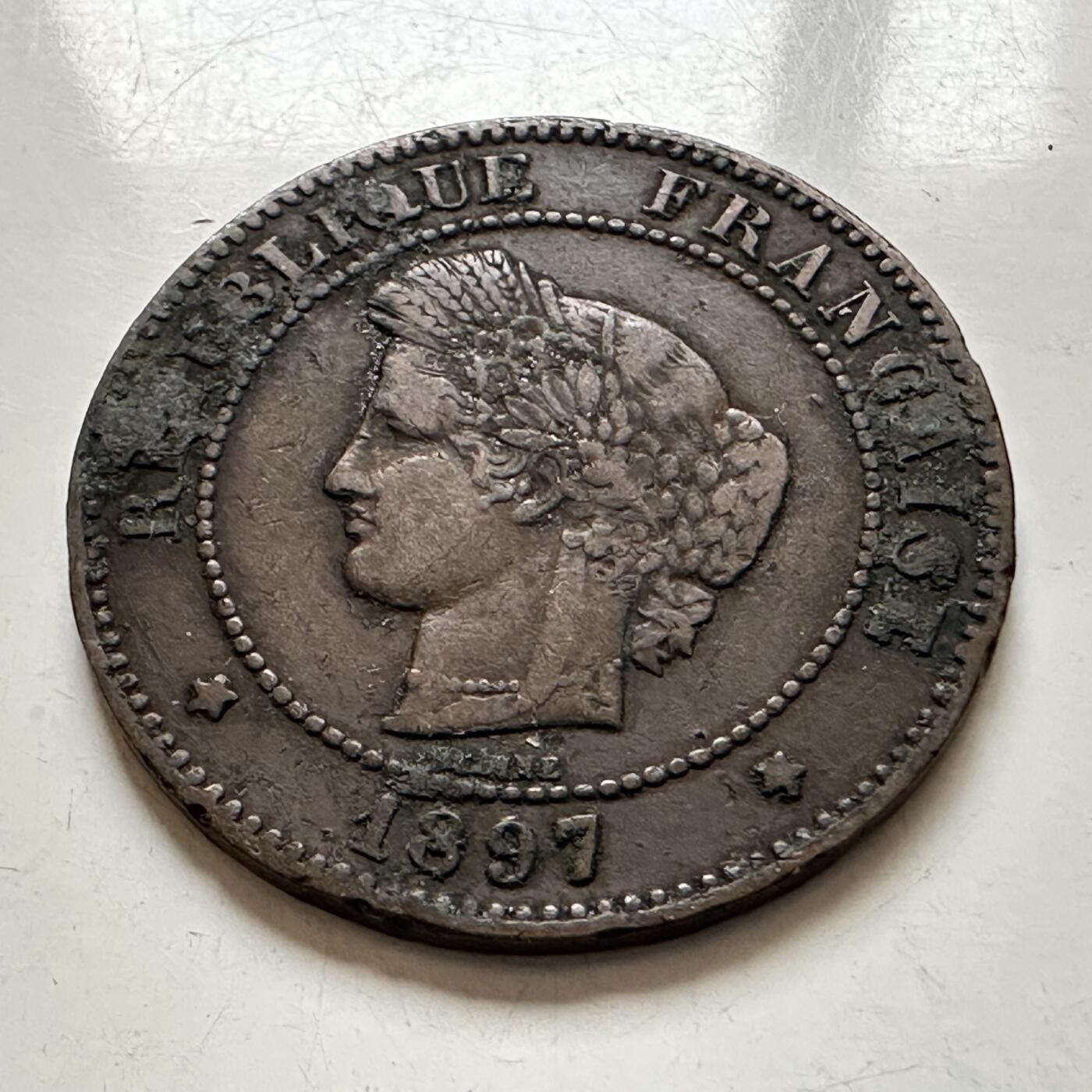 🌹外币初藏🌹🐯2026年第1场  每周二四六晚8️⃣点 接代拍 法国1897年5分