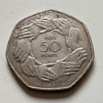 🌹外币初藏🌹🐯2026年第1场  每周二四六晚8️⃣点 接代拍 - 英国1973年50便士