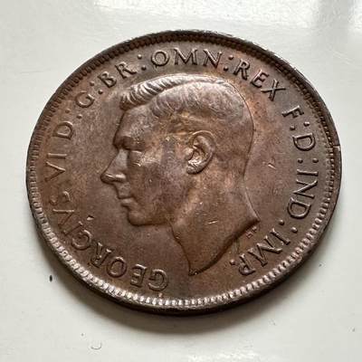 🌹外币初藏🌹🐯2026年第1场  每周二四六晚8️⃣点 接代拍 澳大利亚1944年一便士