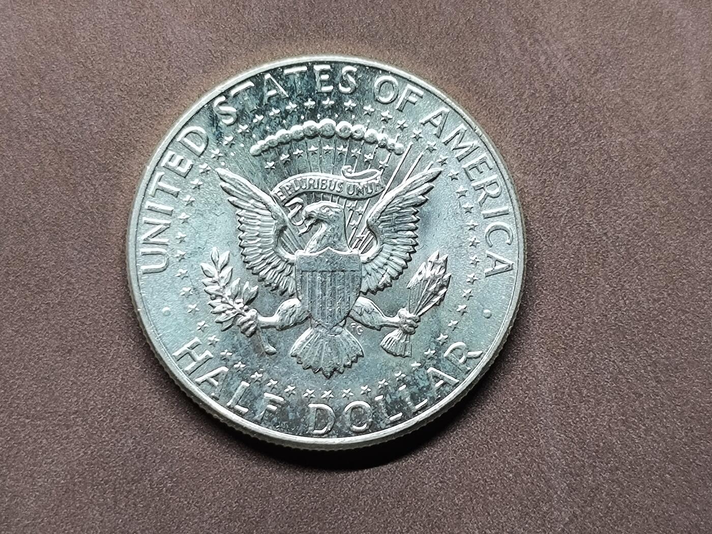 【日月同辉 第1场】元旦首场 无买家佣金 世界钱币 银币 【银币】1964年肯尼迪银币 高银