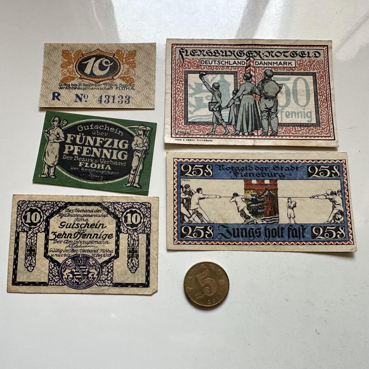 🌹外币初藏🌹🐯2026年第1场  每周二四六晚8️⃣点 接代拍 德国一战时期紧急币—18