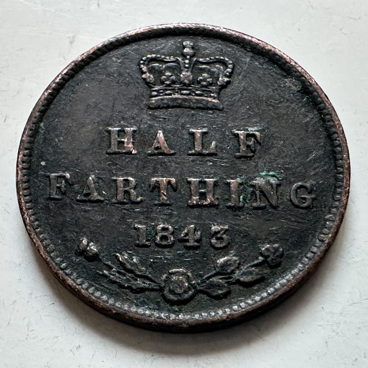 🌹外币初藏🌹🐯2026年第1场  每周二四六晚8️⃣点 接代拍 英国1843年1/2法新 半法新