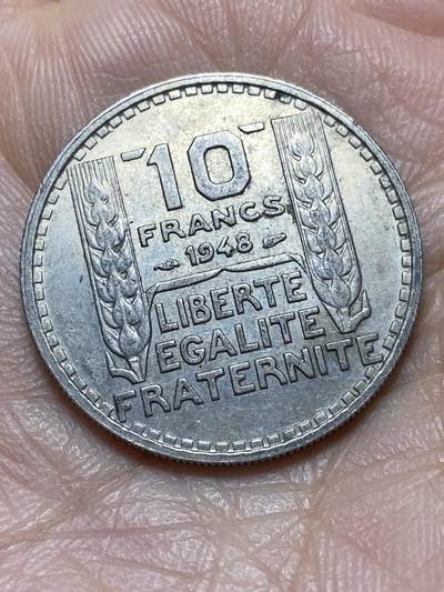 2026年第二场(总第一百七十一场）外国好品散币场(免佣金) - 法兰西第四共和国1948年10法郎(小头版仅发行3年)