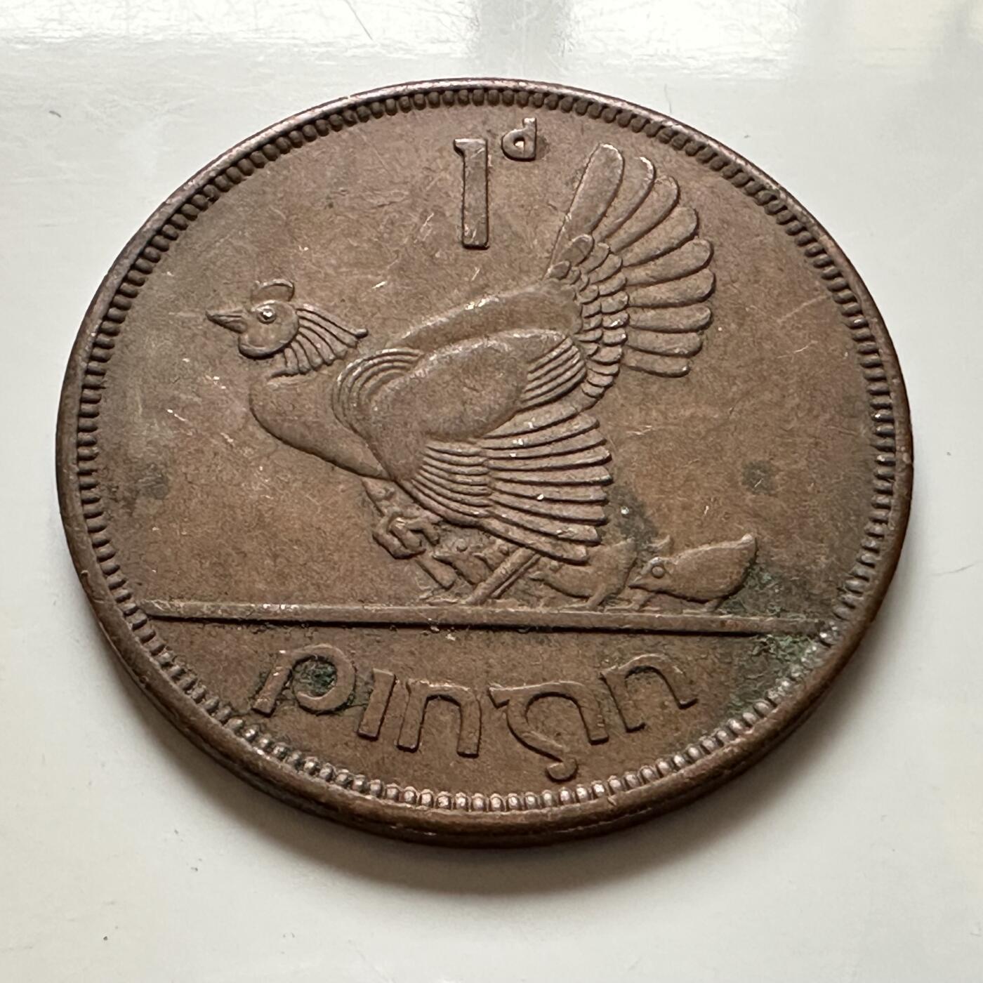 🌹外币初藏🌹🐯2026年第1场  每周二四六晚8️⃣点 接代拍 爱尔兰1966年一便士 a