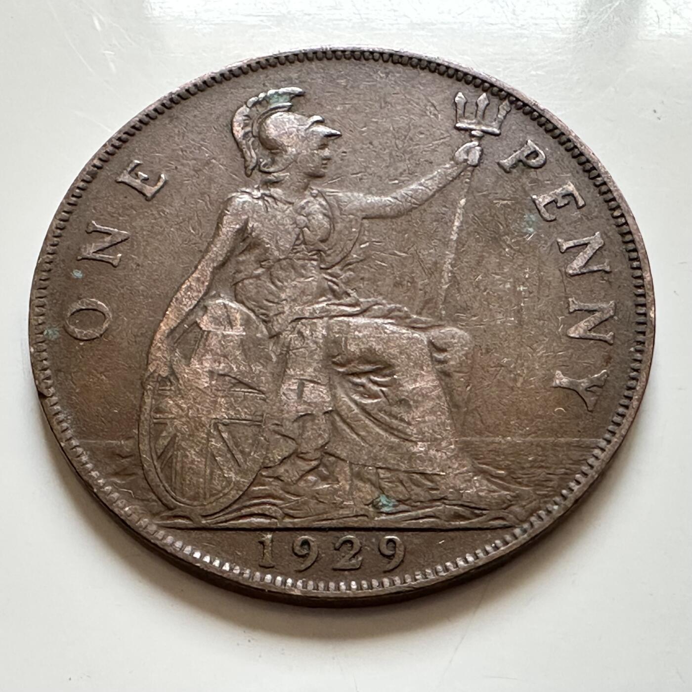 🌹外币初藏🌹🐯2026年第1场  每周二四六晚8️⃣点 接代拍 英国1929年一便士 