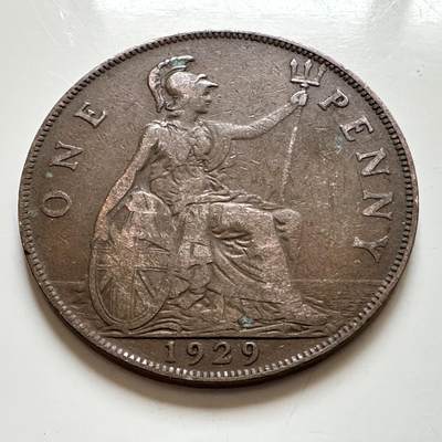 🌹外币初藏🌹🐯2026年第1场  每周二四六晚8️⃣点 接代拍 - 英国1929年一便士 