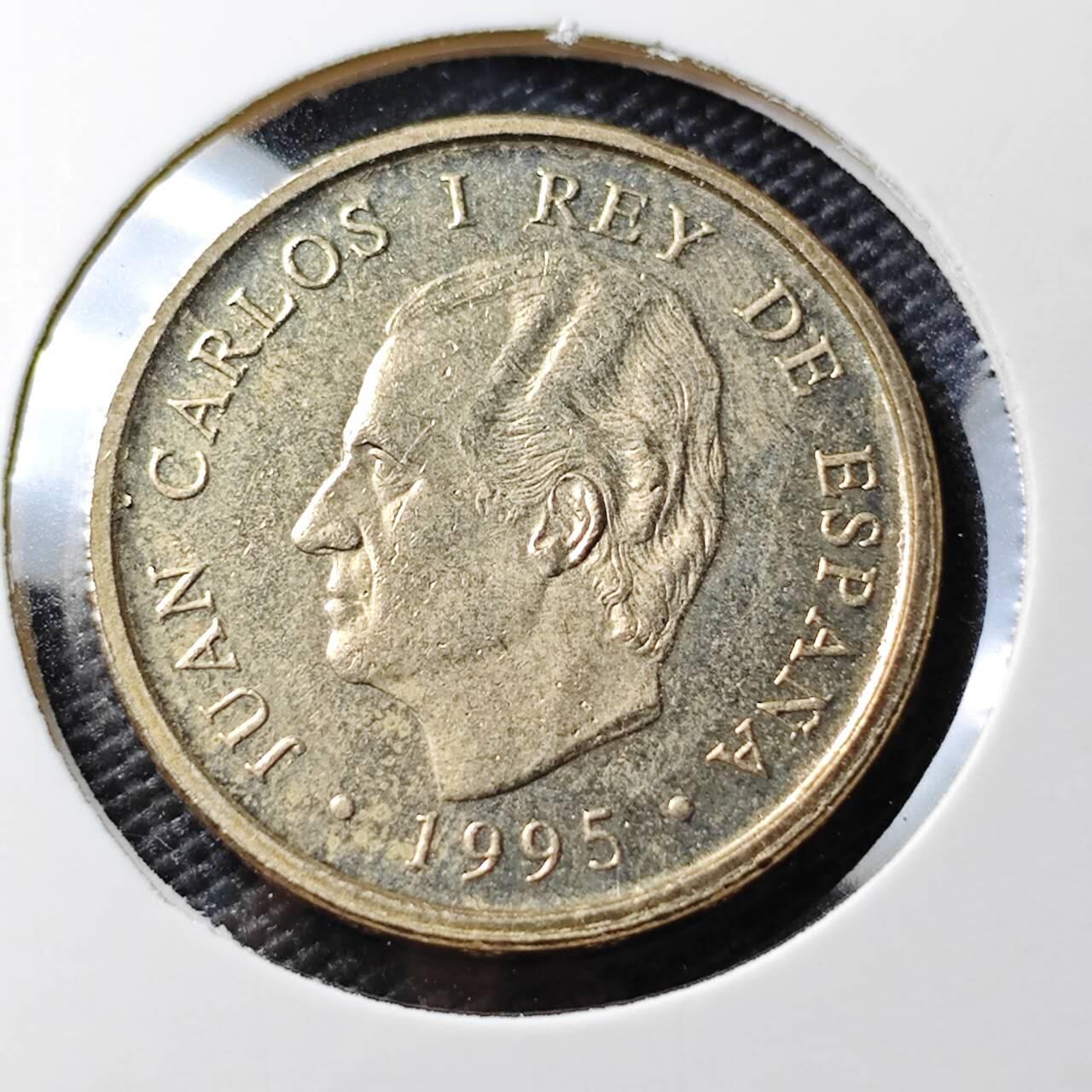 KK钱币收藏小铺 《套币 好品/批量散币专场》  2月预留时间 周末发货  1995西班牙100比塞塔纪念币 好品