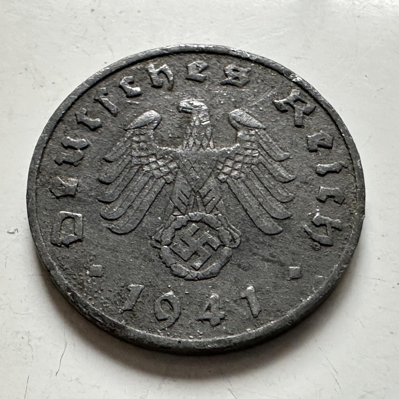 🌹外币初藏🌹🐯2026年第1场  每周二四六晚8️⃣点 接代拍 德国1941年一芬尼