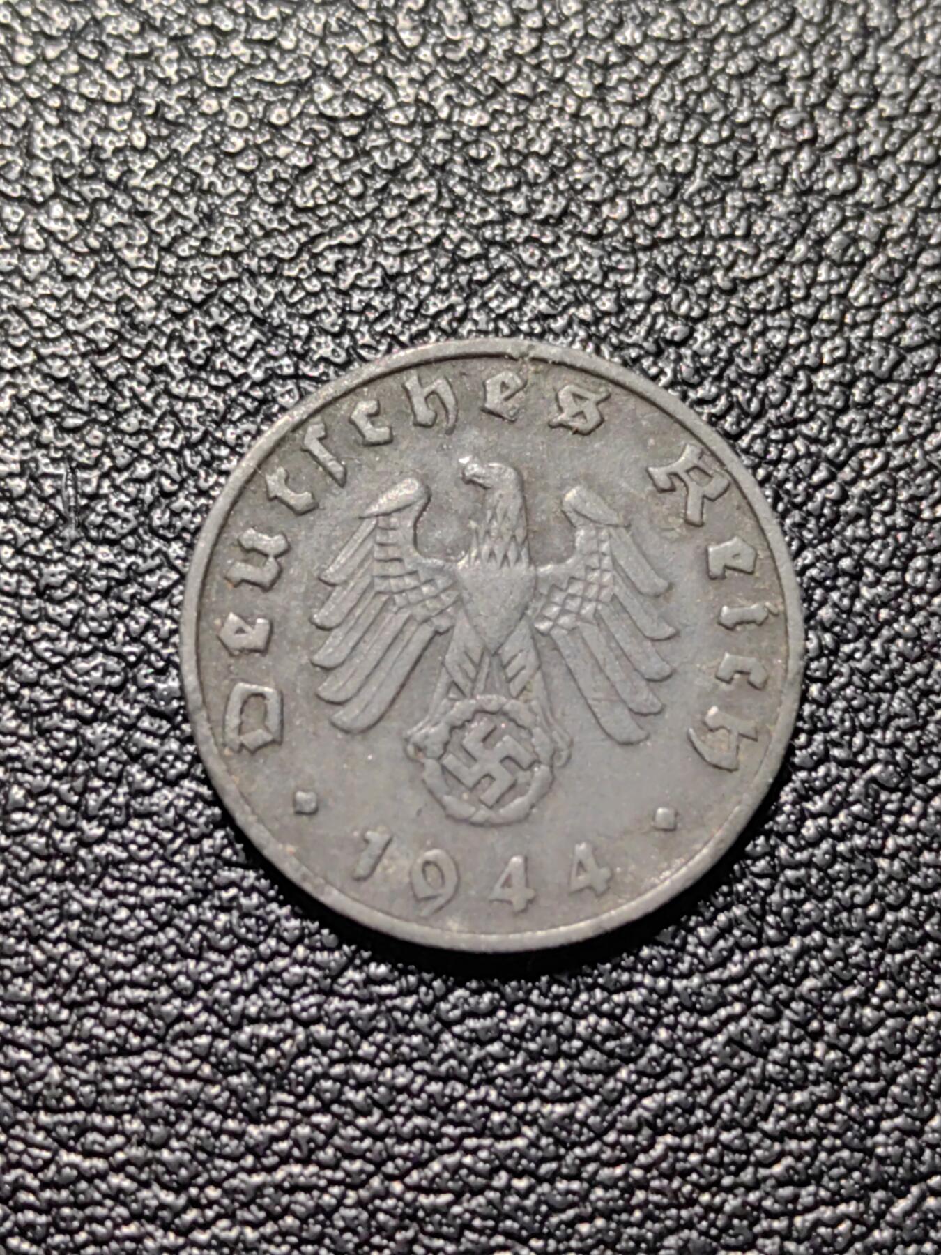 靖甫拍卖新拍第一场 德三1芬尼锌币1944