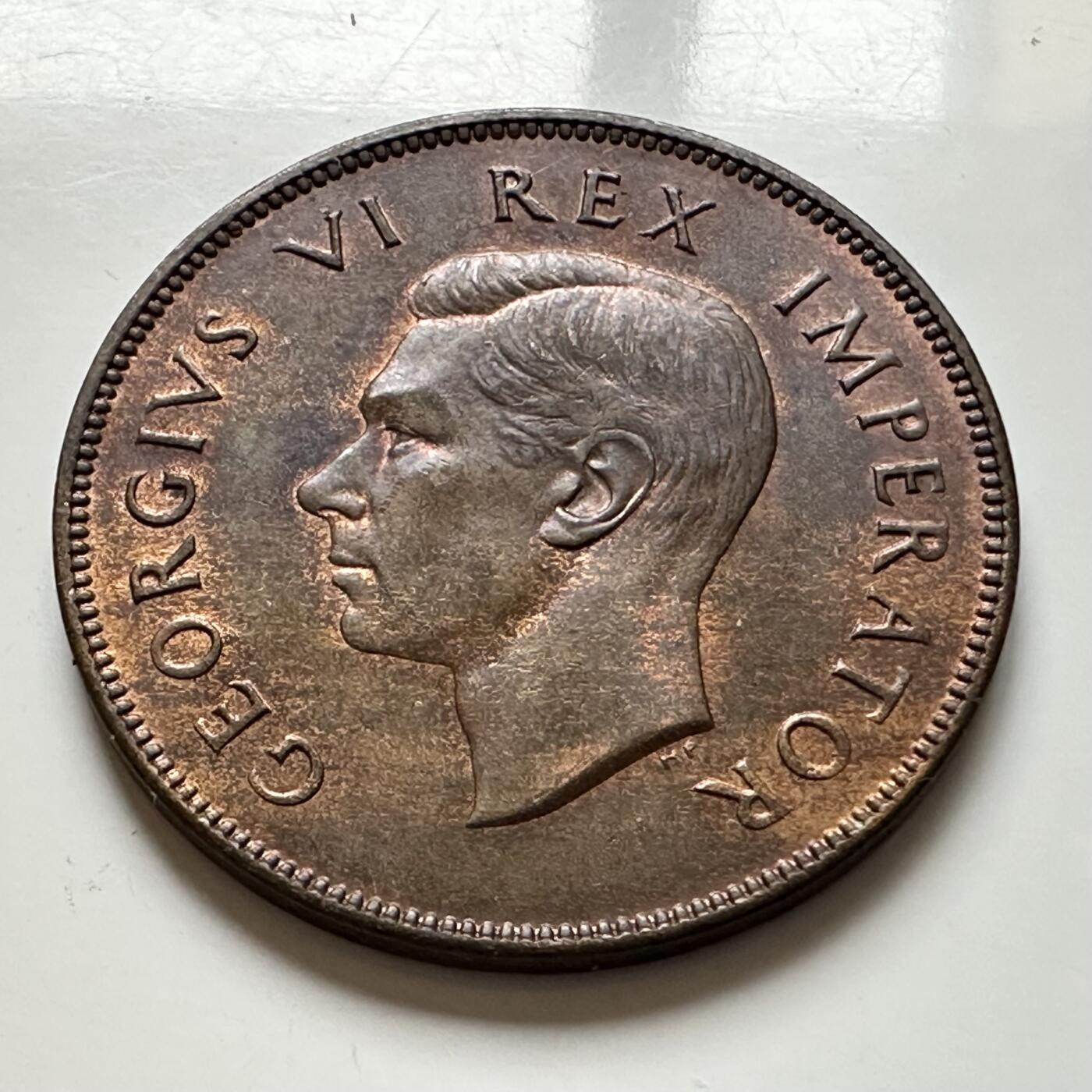 🌹外币初藏🌹🐯2026年第1场  每周二四六晚8️⃣点 接代拍 英属南非1938年一便士