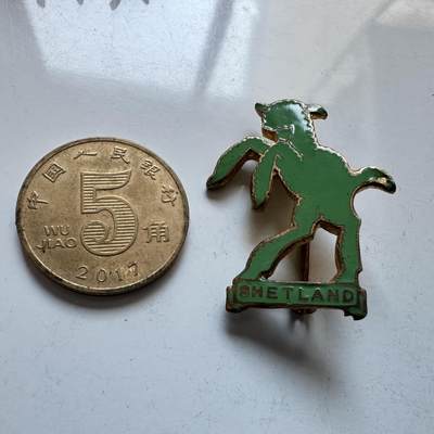 🌹外币初藏🌹🐯2026年第1场  每周二四六晚8️⃣点 接代拍 - 苏格兰设得兰群岛 矮种马珐琅徽章