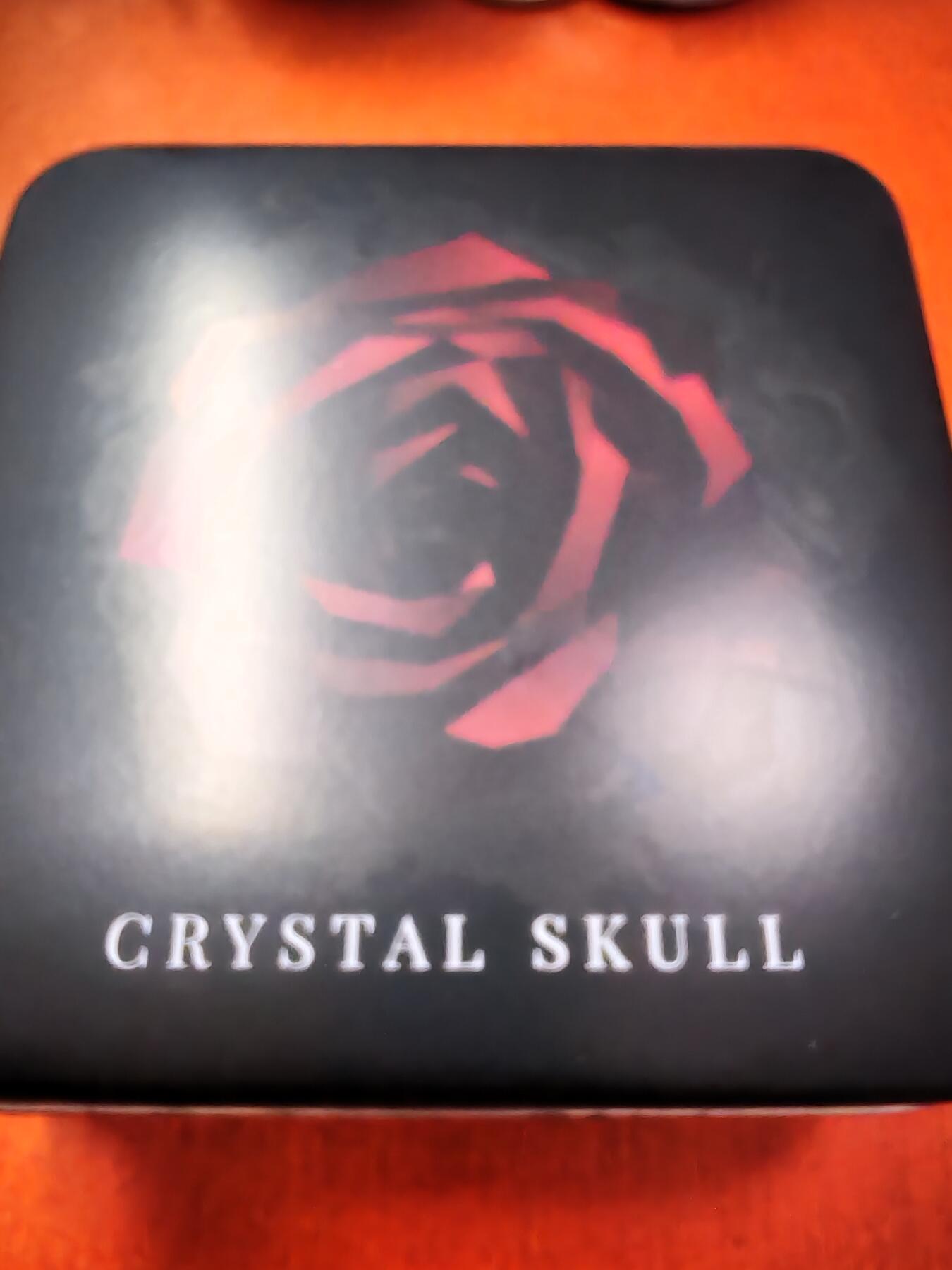 长老汇蛇年精选第九十场拍卖 2018赤道几内亚水晶骷髅1000法郎镶嵌施华洛水晶黑化精制银币，1盎司999银，盒证全，1750枚