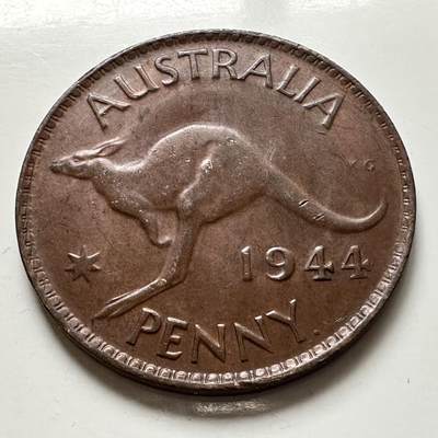 🌹外币初藏🌹🐯2026年第1场  每周二四六晚8️⃣点 接代拍 - 澳大利亚1944年一便士