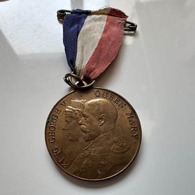 🌹外币初藏🌹🐯2026年第1场  每周二四六晚8️⃣点 接代拍 - 英国卡莱尔市乔治五世国王1935年银禧纪念章 32.3毫米