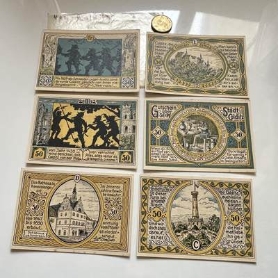 🌹外币初藏🌹🐯2026年第1场  每周二四六晚8️⃣点 接代拍 德国一战时期紧急币—全新6枚不同版本