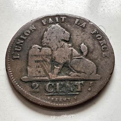 🌹外币初藏🌹🐯2026年第1场  每周二四六晚8️⃣点 接代拍 - 比利时1835年2分