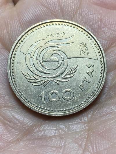 2026年第二场(总第一百七十一场）外国好品散币场(免佣金) - 西班牙🇪🇸1999单年份100比塞塔(国际老年人年纪念币)